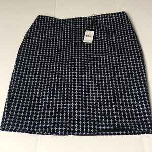 NWT Adrianna Papell blue skirt geometrical